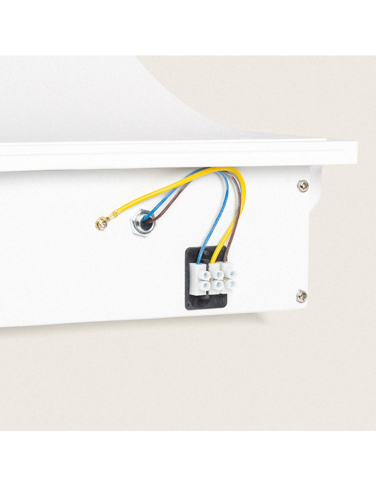 Applique Murale Intégration Plâtre/Placo pour Ampoule LED E14 Découpe 313x253 mm