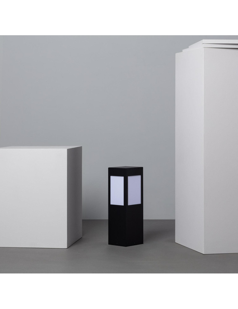 Balise LED Solaire Extérieure en Saillie sur Pied 40cm Kenya avec Détecteur de Mouvement Radar