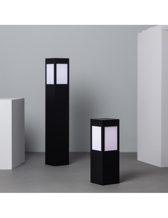 Balise LED Solaire Extérieure en Saillie sur Pied 40cm Kenya avec Détecteur de Mouvement Radar