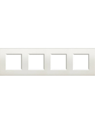 Platine Carée 4x2 Modules BTicino Living Light LNA4802M4BI