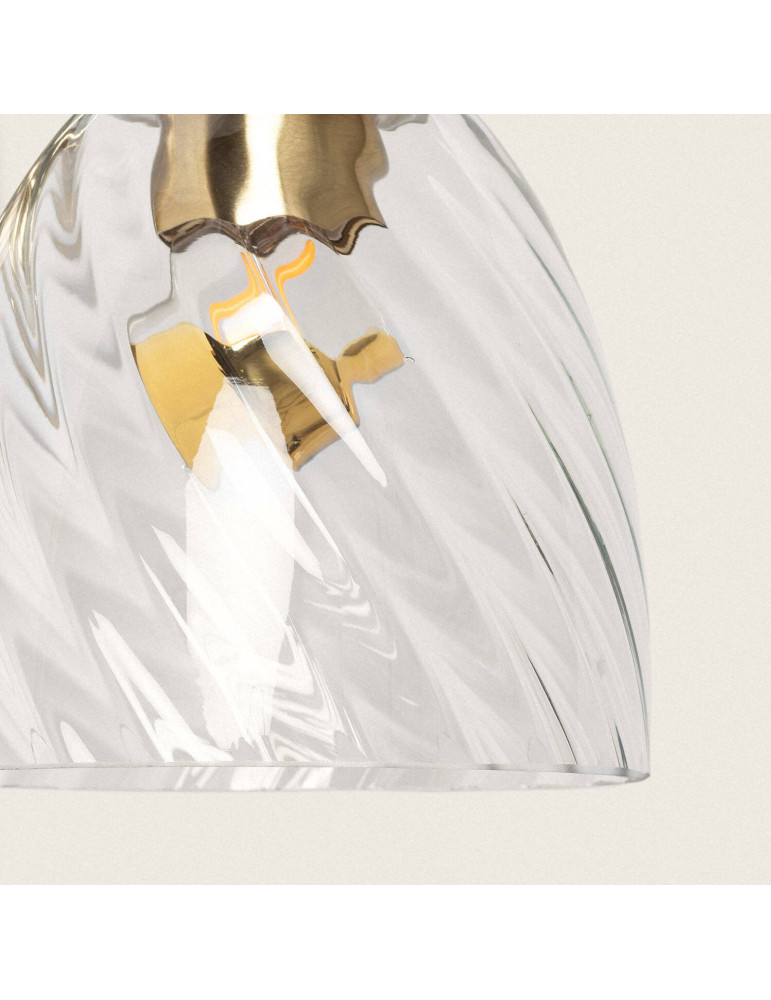 Applique Murale Métal et Verre Kutja