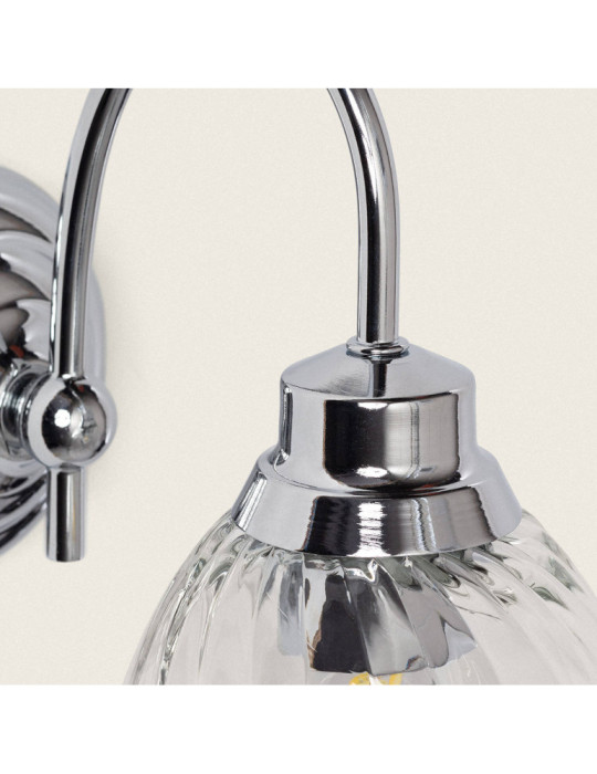 Applique Murale Métal et Verre Kutja