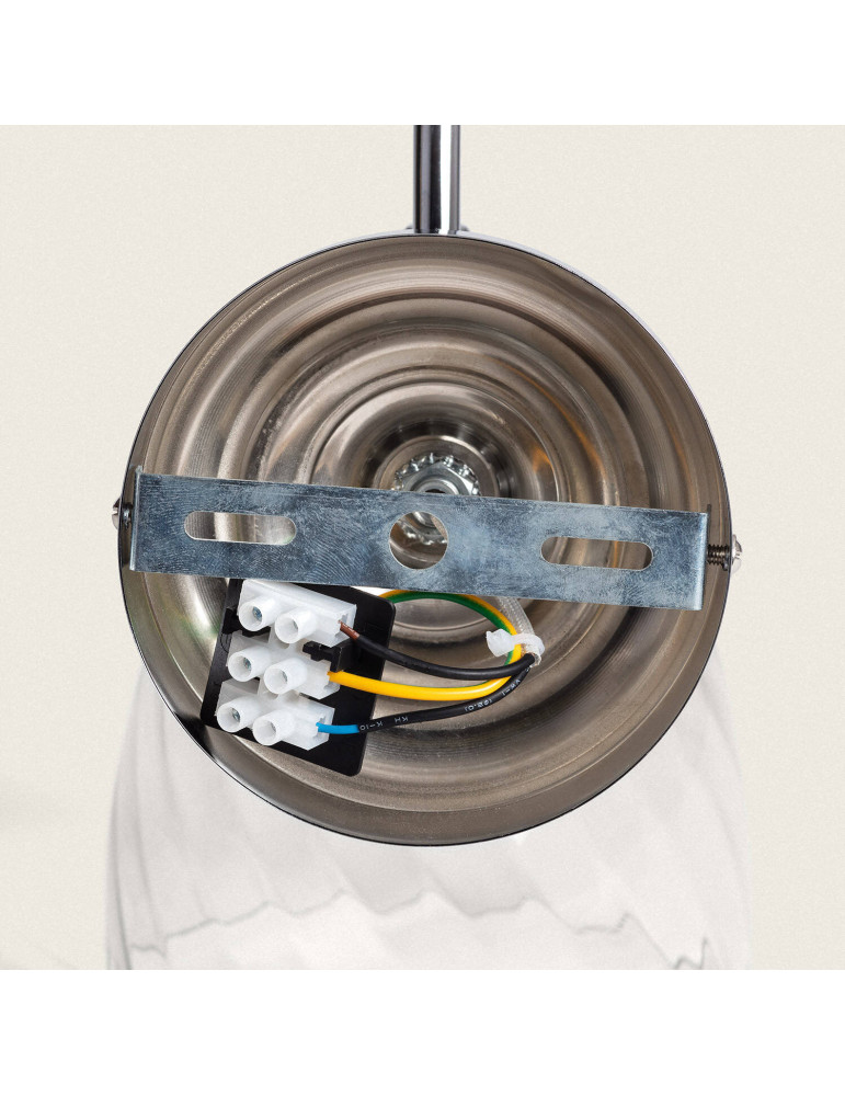 Applique Murale Métal et Verre Kutja