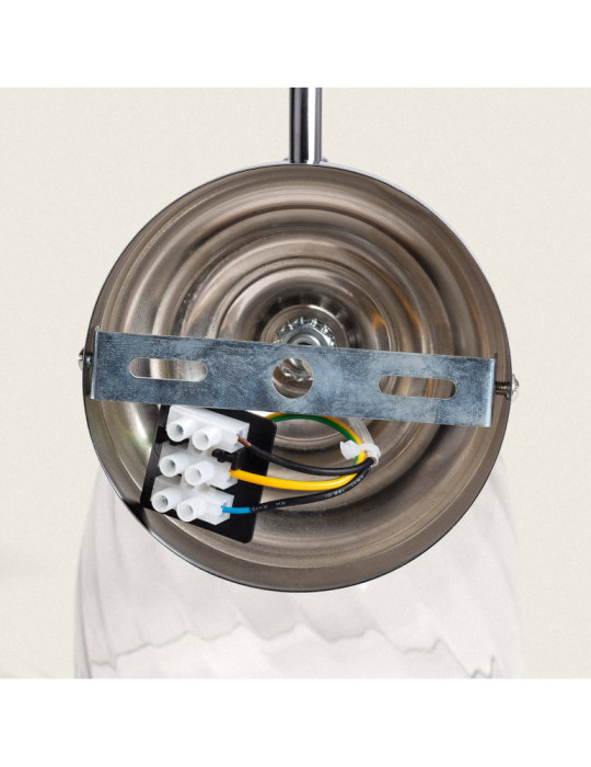 Applique Murale Métal et Verre Kutja