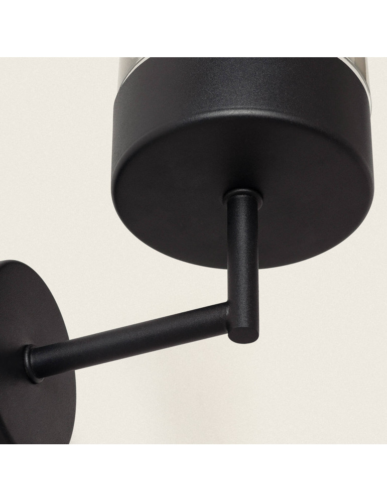 Lampe Murale Extérieure Métal et Verre Gerber