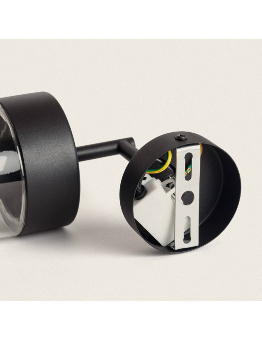 Lampe Murale Extérieure Métal et Verre Gerber