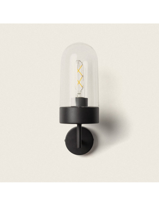 Lampe Murale Extérieure Métal et Verre Gerber