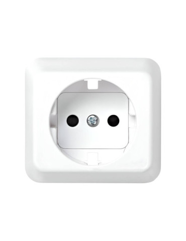 Module Plaque avec Dispositif de Sécurité pour Prise Schuko SIMON 73 LOFT 73044