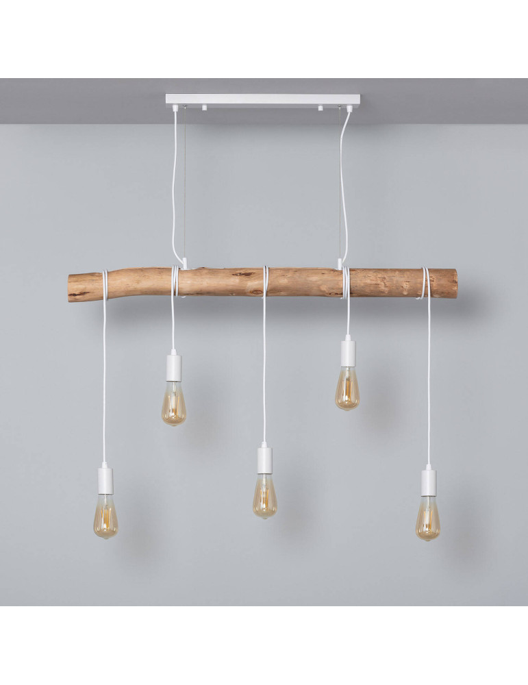 Suspension Métal et Bois Yagis