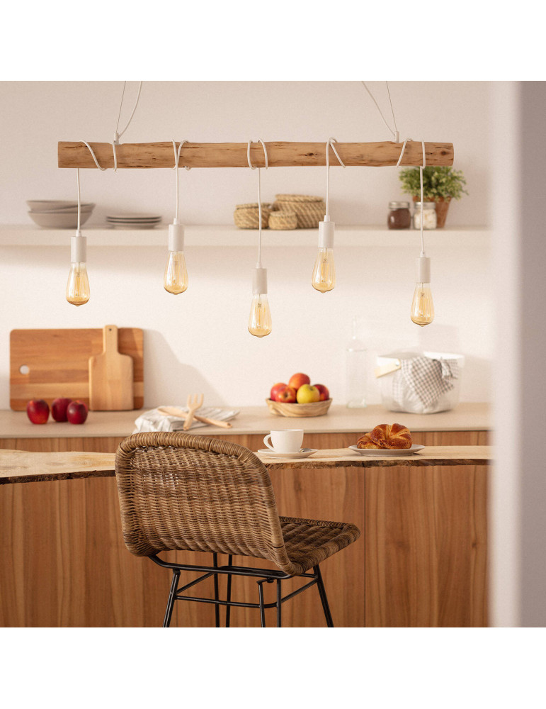 Suspension Métal et Bois Yagis