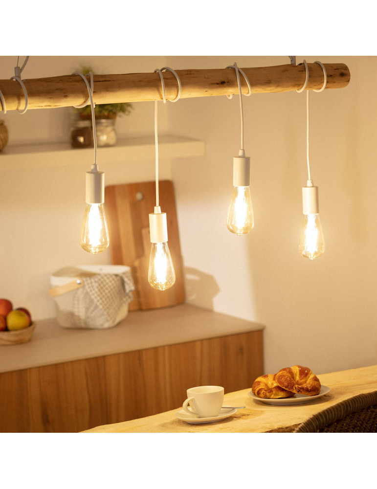 Suspension Métal et Bois Yagis