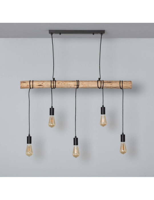 Suspension Métal et Bois Yagis