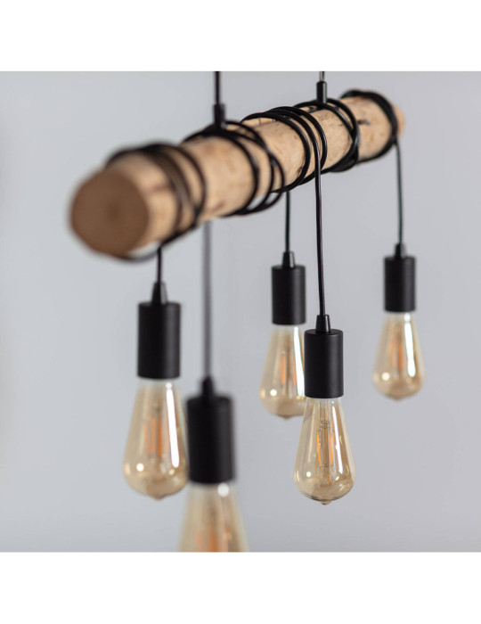 Suspension Métal et Bois Yagis