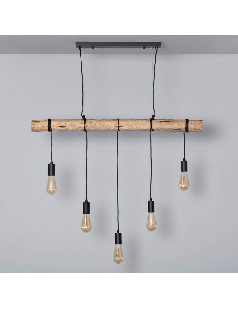 Suspension Métal et Bois Yagis