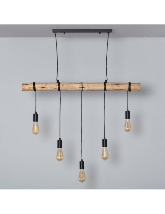 Suspension Métal et Bois Yagis