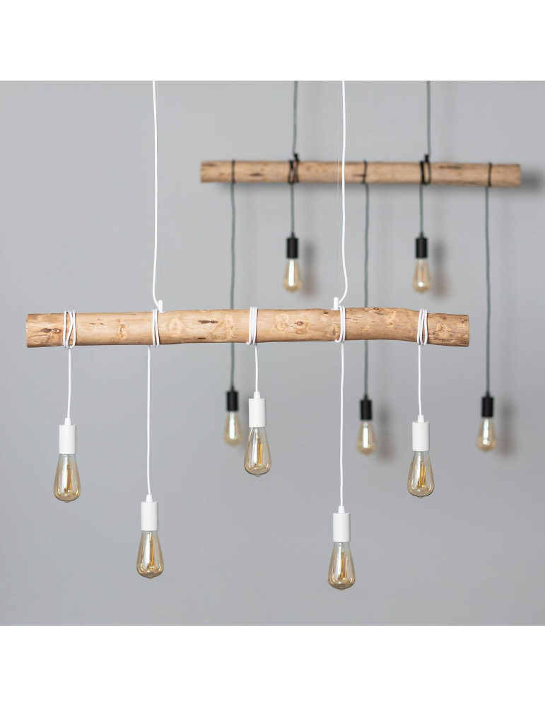 Suspension Métal et Bois Yagis