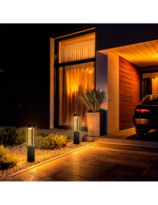 Balise LED Extérieure 12W en Saillie sur Pied 60cm Eldon