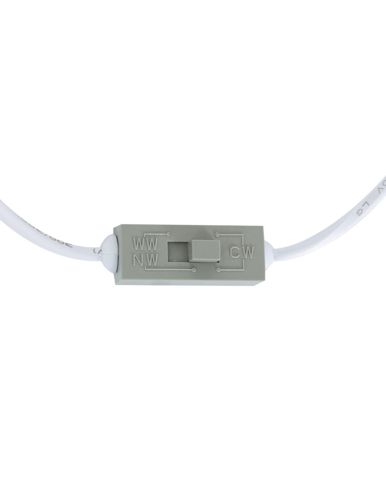 Dalle LED Ronde CCT Sélectionnable Slim Surface 8W Coupe Ø 75mm IP54