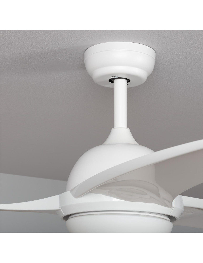 Ventilateur de Plafond Silencieux Aran Blanc 107cm Moteur DC