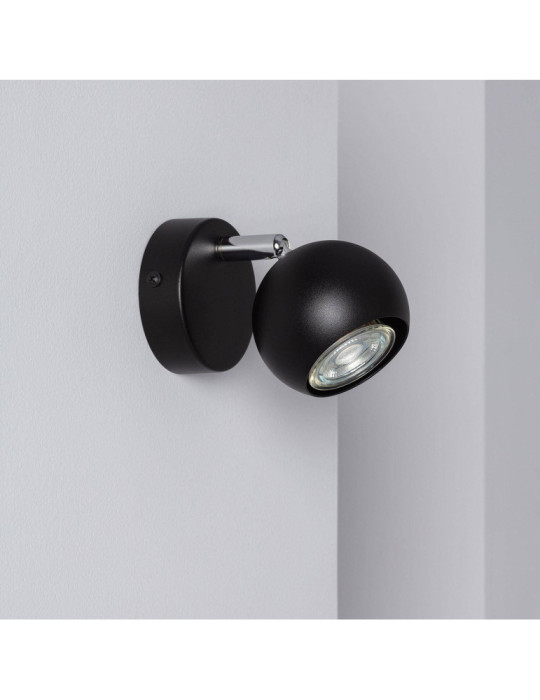 Applique Murale Orientable Aluminium Ates 1 Spot Noir Applique Murale Orientable Aluminium Ates 1 Spot Noir