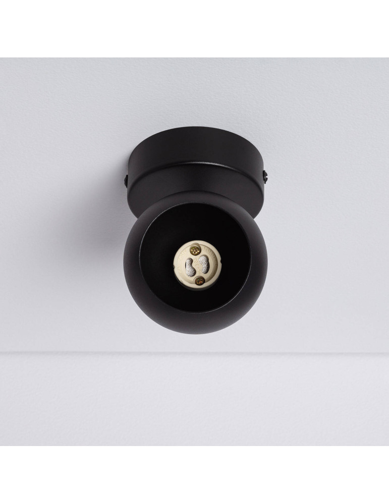 Applique Murale Orientable Aluminium Ates 1 Spot Noir