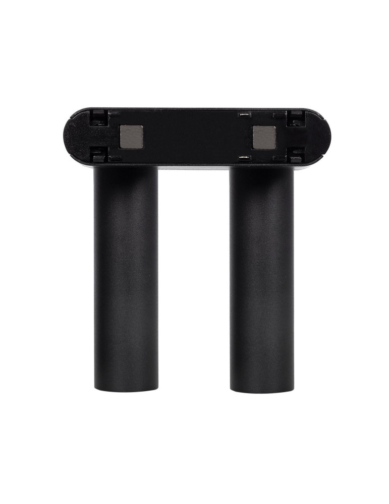 Spot LED sur Rail Magnétique 25mm Extra-Plat 14W Double 48V Noir