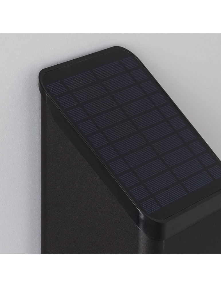 Applique Murale LED Extérieure Solaire Aluminium Namib avec Détecteur Mouvement Radar IP65