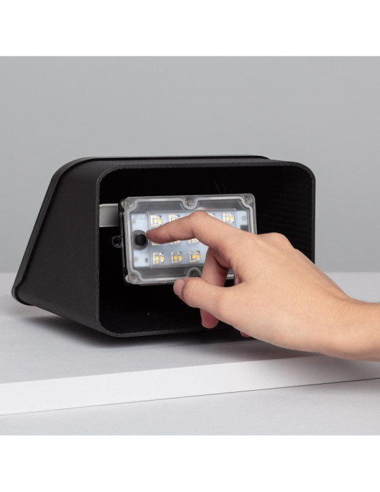 Applique Murale LED Extérieure Solaire Aluminium Namib avec Détecteur Mouvement Radar IP65