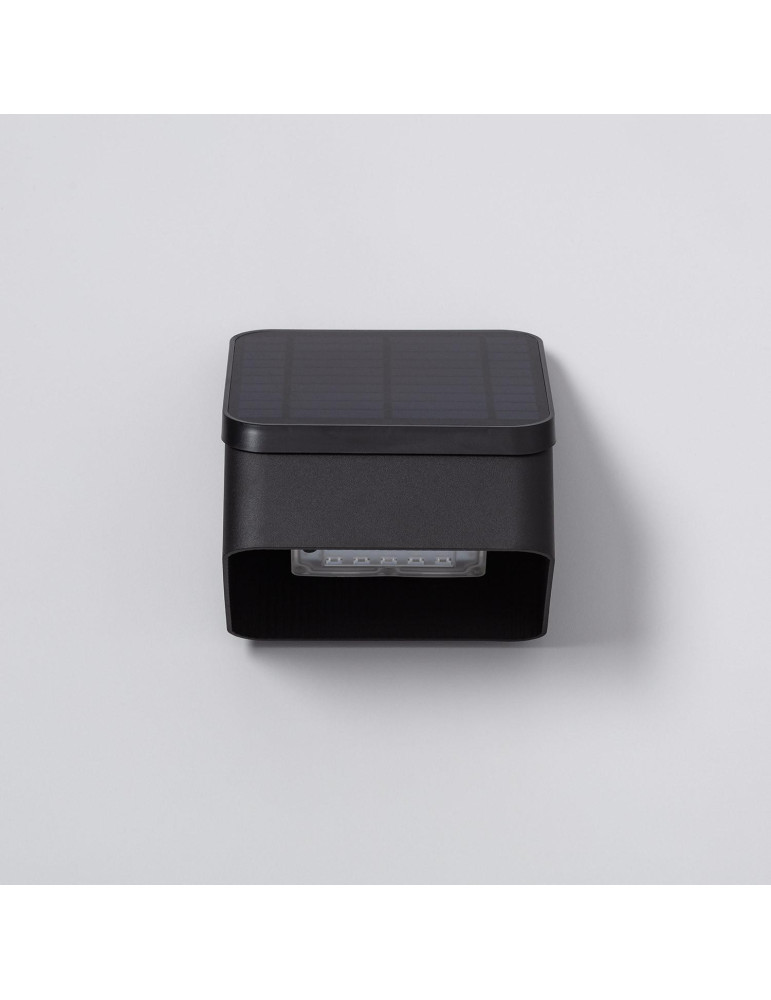 Applique Murale LED Extérieure Solaire Aluminium Namib avec Détecteur Mouvement Radar IP65