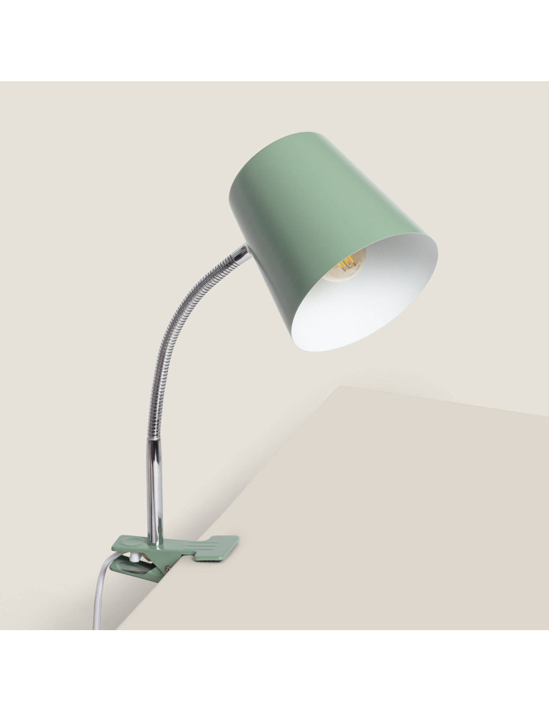 Lampe de Bureau Flex Métal Delavan avec Pince
