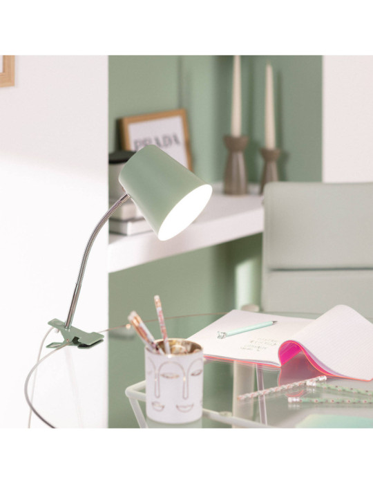 Lampe de Bureau Flex Métal Delavan avec Pince