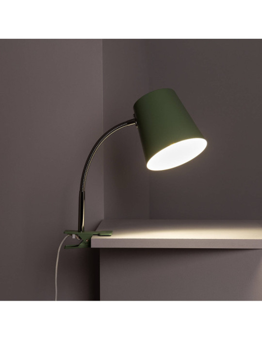 Lampe de Bureau Flex Métal Delavan avec Pince