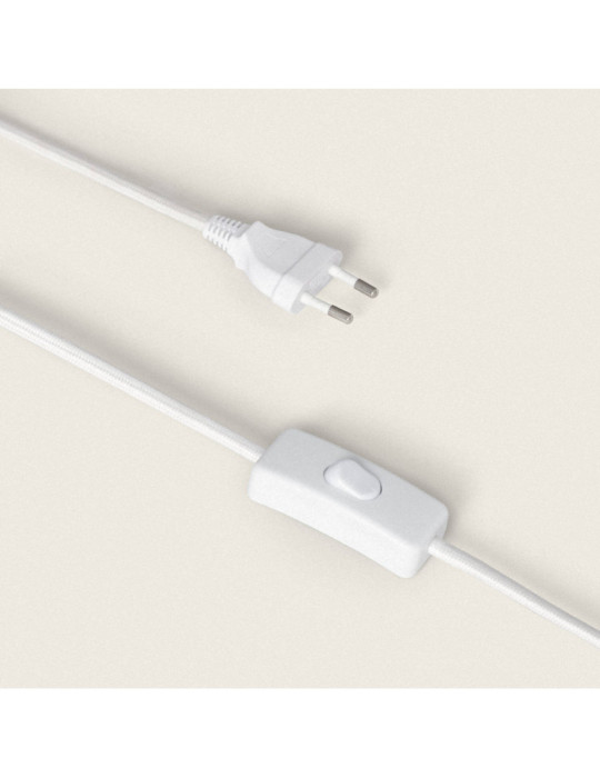 Pack de 2 Lampes à Poser Céramique et Tissu Barva