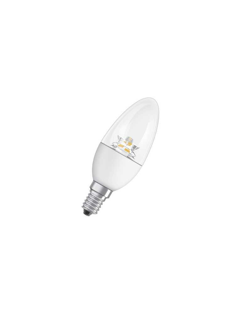 Ampoule LED Star Flamme 6W40 E14 DIAM CH  Ampoule LED Star Flamme 6W40 E14 DIAM CH