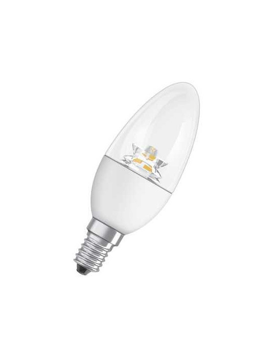 Ampoule LED Star Flamme 6W40 E14 DIAM CH  Ampoule LED Star Flamme 6W40 E14 DIAM CH