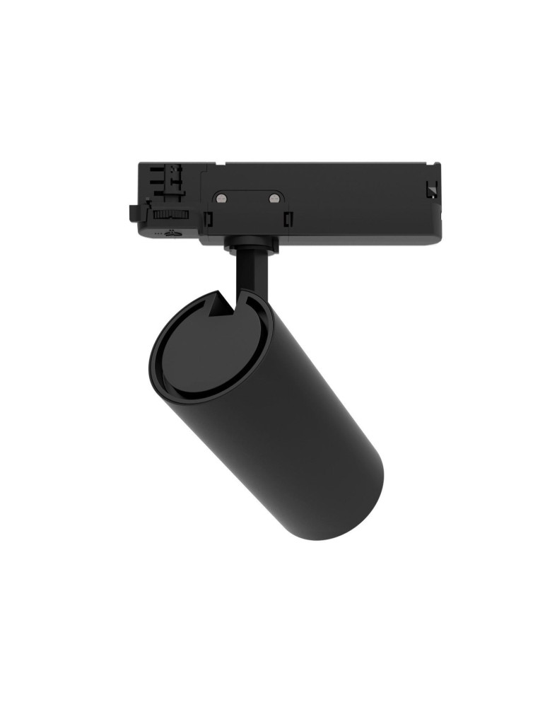 Spot LED sur Rail Triphasé 40W Dimmable Fasano Noir