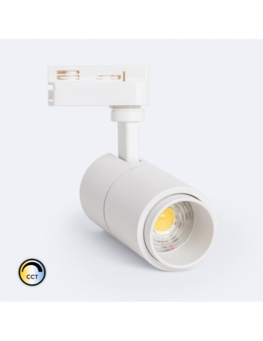 Spot LED sur Rail Monophasé 10W Pulyx Dimmable CCT Multi-angle 15-60º