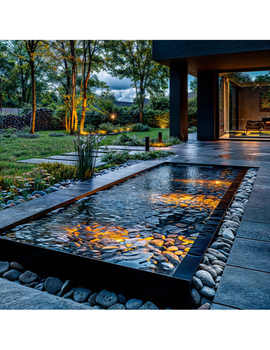 Spot LED Fixation au Sol Inox 12V 3W