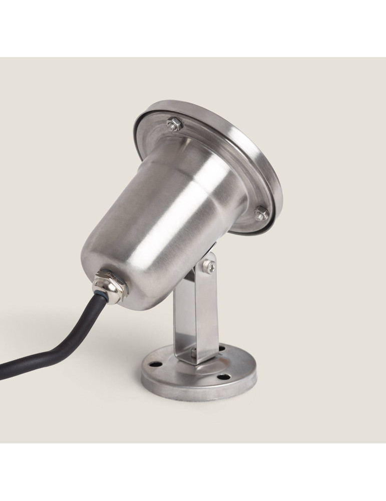 Spot LED Fixation au Sol Inox 12V 3W