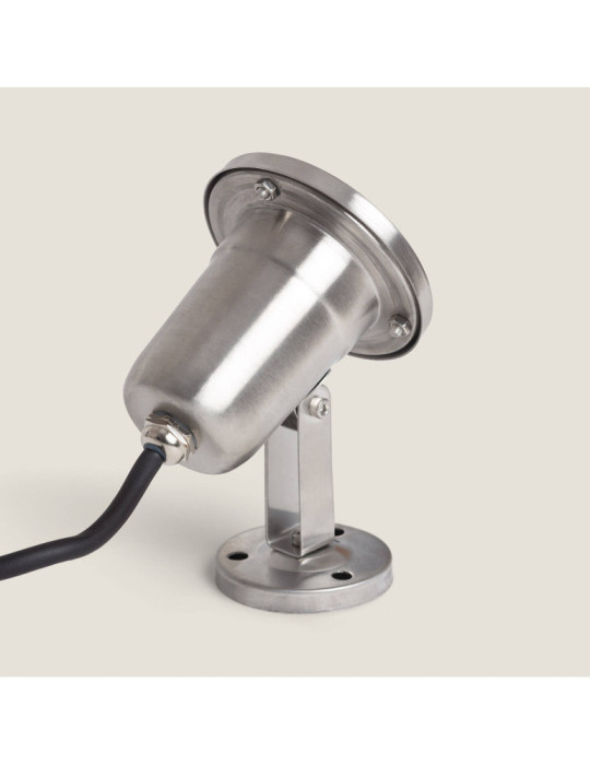 Spot LED Fixation au Sol Inox 12V 3W