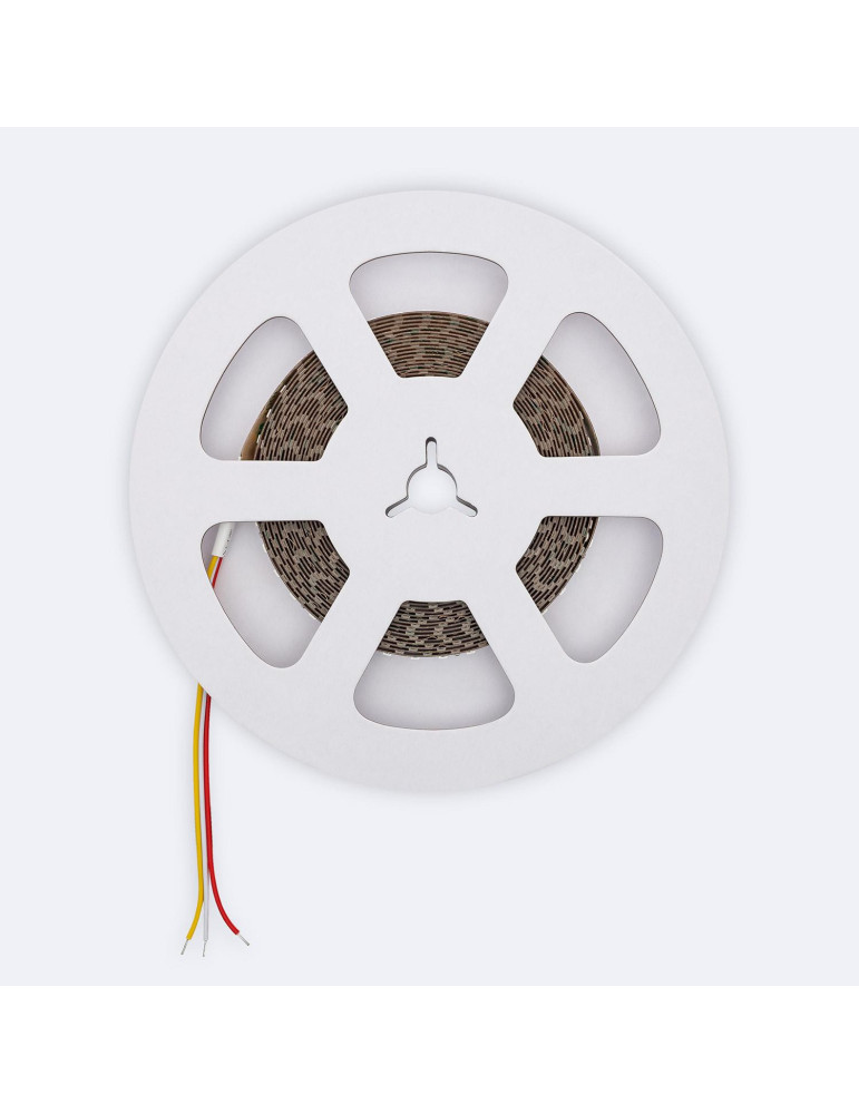 Ruban LED CCT 12V DC SMD2835 120LED/m 5m IP20 Largeur 10mm Coupe 5cm