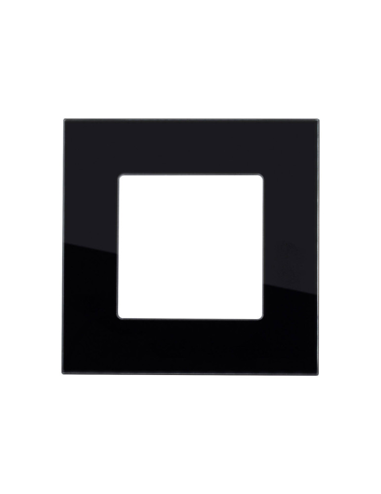 Prise avec port USB Schuko Type F avec Cadre Verre Modern