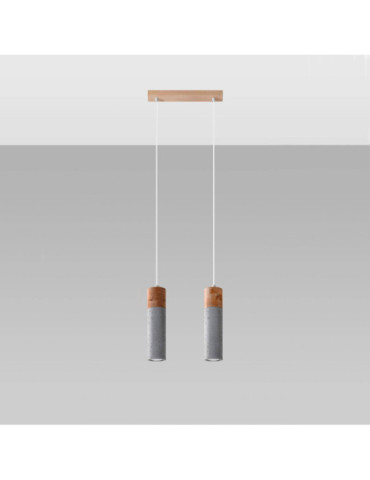 Suspension Béton  Zane 2 SOLLUX