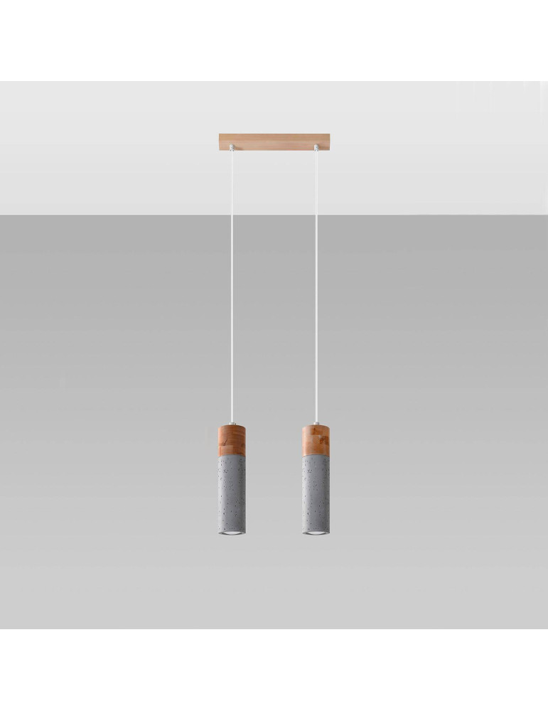 Suspension Béton  Zane 2 SOLLUX