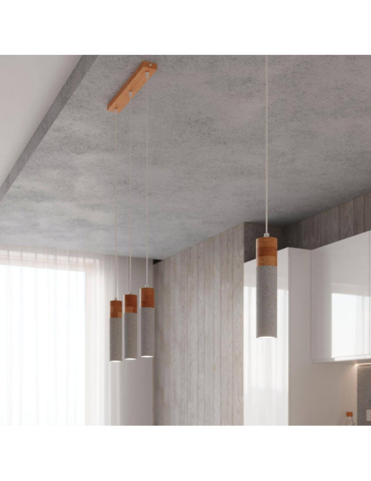 Suspension Béton  Zane 2 SOLLUX