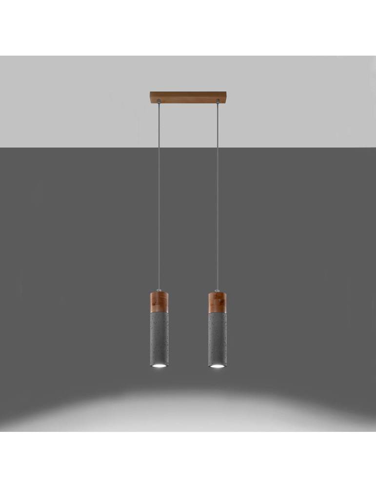 Suspension Béton  Zane 2 SOLLUX