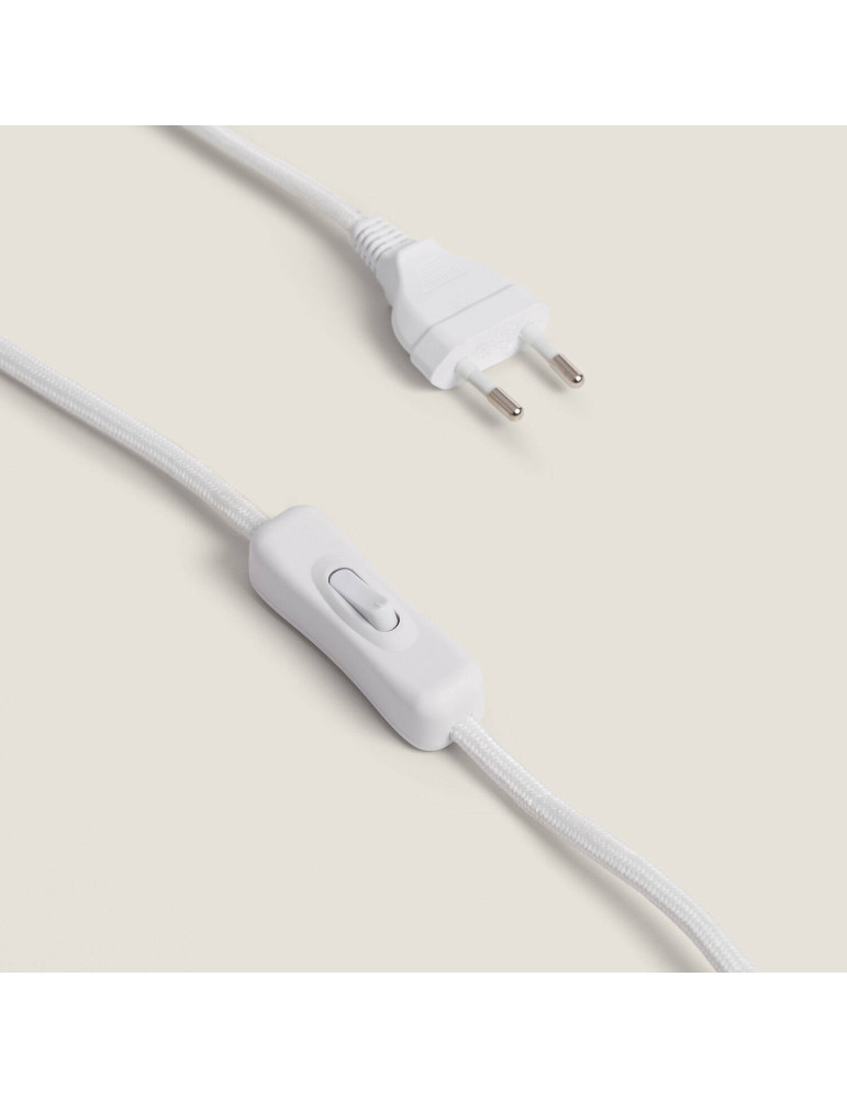 Applique Murale Rotin et Tissu Chulu