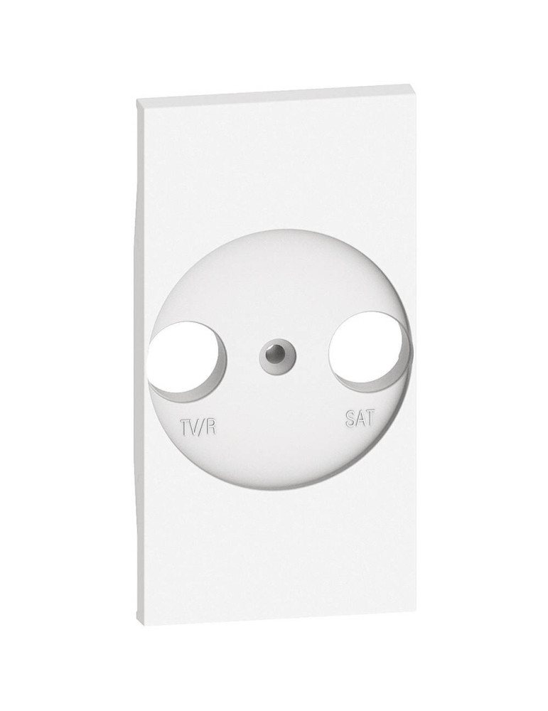 Façade Adaptateur Prise Universelle TV/R-SAT 2 Modules BTicino Living Now K_4212
