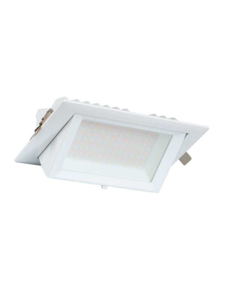 Spot Downlight LED 48W Rectangulaire Orientable SAMSUNG 130 lm/W LIFUD Coupe 210x125 mm