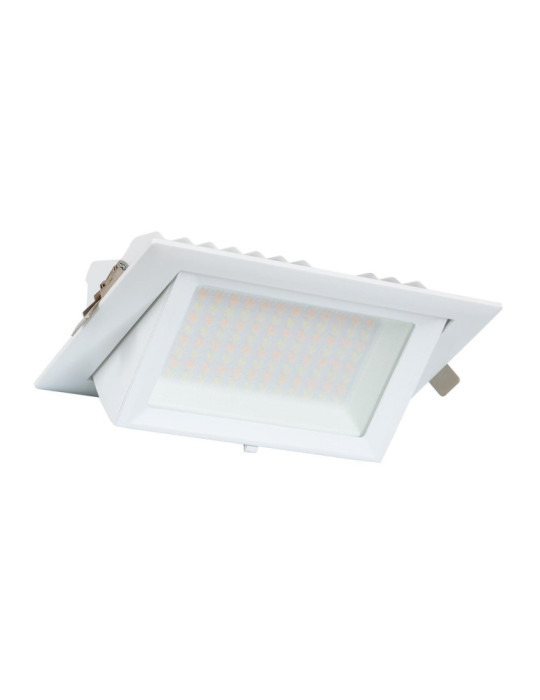 Spot Downlight LED 48W Rectangulaire Orientable SAMSUNG 130 lm/W LIFUD Coupe 210x125 mm